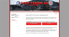 Desktop Screenshot of ivartanum.no